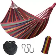 Single or Double Hammock Outdoor Camping Hammock Two Person Portable Hammock wit