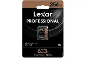 Lexar 256GB Professional 633x SDXC UHS-I Card - Upto 95MBs Read/45MBs Write 4K - LSD256CBAP633