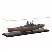 TAMIYA 1/350 Model Figure Display Case with Wooden Pedestal 32x6x9inch Japan New