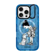 iPhone 16 Pro Impact Ring Stand Case MagSafe Compatible Dog Lover by Shishidomia