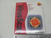 MCAFEE VIRUS SCAN Anti-Virus Scan Software Windows 95 98 ME 2000 NT NIB Sealed