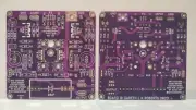 Custom BA3 Cascode Gain Board/PreAmp Zero Negative Feedback 2 blank PCBs Purple