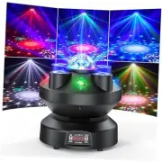 DJ Strobe Party Lights,RGBW 3in1 LEDs Disco Ball Lights Rotatable 540° Black