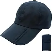 [HoneyXFit] Unisex Folding Men's Women's Quick-Dry Waterproof Outdoor Sport Camping Baseball Cap Foldable Golf Hat