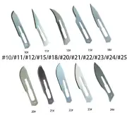 Dental Stainless Sterile Blades Medical Surgical Scalpel Blade Knife 10 # - 25 #