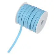 Double Fold Bias Tape 1/4 Inch 25 Yards for Sewing/Seaming/DIY [Light Blue]