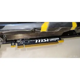 MSI 微星 gtx780 N780 Lightning 3G DDR5 電競 超頻 卡王  膠膜未拆漂亮沒有灰塵 收藏