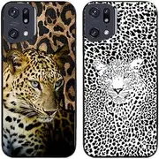 2 Pcs/Lot Leopard King Printed TPU Soft Gel Silicone Back Phone Case Cover (Case for Oppo Find X5 Pro)