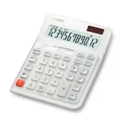 Casio DE-12D-L-WE-N White for Left-handed Desk Type Ergonomic Calculator New
