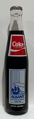 1986 Coca-Cola Commemorative Bottle - 10oz. Albany 300th