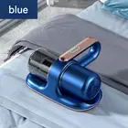 Blue Powerful Cordless UV-C Dust Mite Vacuum - 13000Pa Handheld Cleaner with HE