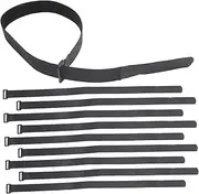Adjustable Yoga Strap for Night Running Gear 12pcs Elastic Straps Hook and Sturdy Cargo Binding Belt for Storage