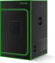 24"X24"X32'' Grow Tent, High Reflective 600D Diamond Mylar Canvas with Observati