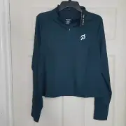 Peloton Warm Up Cropped 1/2 Zip Top Women's Size Large