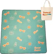 Picnic Blanket Extra Large Rug Outdoor Mats 2M X 2M Camping Blankets - Waterproo