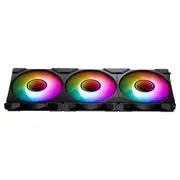Phanteks M25 G2 120mm PWM ARGB Fan, Reverse, Black, 3 Pack [PH-F120M25R_G2_DBK01_3P]