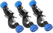 ULTECHNOVO 3pcs Cross Clip Switch Cross Clamp Labs Edge Beaker Headphones Laboratory Supplies U Bolt Toggle Clamps Muffler Hook Clamp Holder with Boss Head Rod Ratchet Pad Aluminum