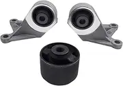 3PCS Rear Left and Right Differential Mounts Replacement for 5273443AB 5273442AA 5105309AB EM-4470 EM-4471 Fits for Jeep Compass 2007-2017 Patriot 2007-2017