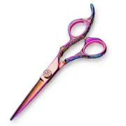 Kohana Professional Pink Hair Cutting Scissors - Sharp Hairdresser Shears Wit...