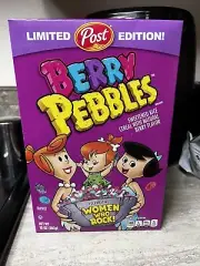 Post Berry Pebbles Limited Edition Cereal 10oz Women Who Rock