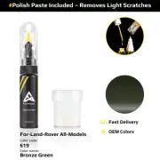 Touch Up Paint For Land Rover All Models 619 Bronze Green With Polish Paste