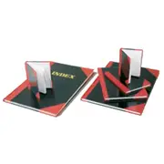 [Cumberland] Indexed A5 Notebook A-Z 100-Leaf (Black & Red)