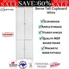 Artiss Buffet Sideboard 4 Doors BERNE Tall Slim Design Cupboard Cabinet White WH