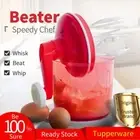 Tupperware Speedy Chef Egg Beater Hand Whisk 1.35L No Electricity -Free Shipping