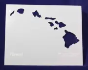 State of Hawaii Stencil -14 mil Mylar Painting/Crafts