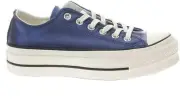 CONVERSE Chuck Taylor All Star Lift Ox Sneakers Blue / Egret / Black New