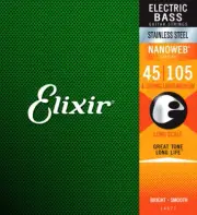 Elixir 14677 Nanoweb Bass Stainless Steel Medium 45-105