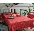 Christmas Gift Tablecloth Evening Party Rectangle Dining Table Cloth Cover Home