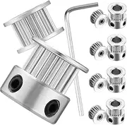 iplusmile Pcs Synchronous Pulley Set t Timing Belt Wheel t Idler Wheel for d Printer Drilling Machine for Wrench Set