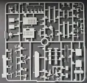 Dragon 1/35th Scale Flakpanzer IV Ostwind - Parts Tree H from Kit No. 6746