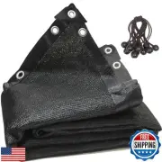 rlsclngst 90% Black Shade Cloth,10ft x 20ft High Density Fabric Shade Sun Sha