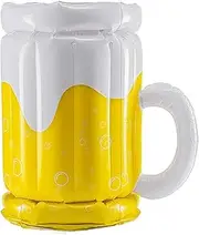 Ice Bucket PCV Inflatable Beer Mug Summer Fruit Drinks Cold Bar Outdoor Portable Party Beer Wine Champagne Cocktail Ice Bucket Inflatable Water Bucket Keeps Ice Cold & Dry