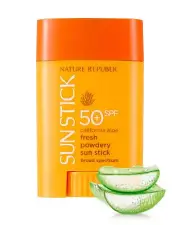 NATURE REPUBLIC CALIFORNIA ALOE FRESH POWDERY SUN STICK BROAD SPECTRUM SPF50+ (N