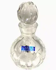 Waterford Marquis By Bloomfield Pattern Perfume Bottle with Stopper 4.5”T 2”W
