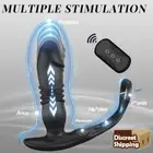 Thrusting Thrusting Dildo Vibrator Toy Powerful Massager Anal Butt Plug