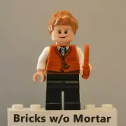 New Genuine LEGO Newt Scamander Minifig with Wand Harry Potter 75952