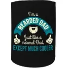 Stubby Holder - cooler dad bearded Funny Novelty Stubbie Gift Gifts