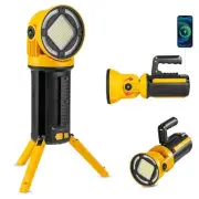 Rechargeable Work Light, 10000LM Super Bright Led Flood Light with Detachable...