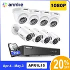 ANNKE Home CCTV Security Camera System 8CH DVR 1080P HD Person Vehicle Detection