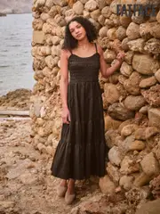Tiered Strappy Dress (AL1858) | $228