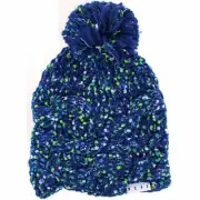 Neff Mens Navy Bayley Beanie Winter Knit Pom Hat New