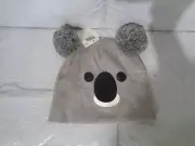 NWT Joe Boxer - Boys / Girl's - Winter - Gray Koala Knit Hat - OSFM