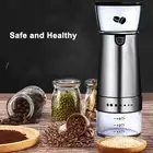 Portable Electric Grinder Stainless Steel Coffee Maker Coffee Bean Grinder H