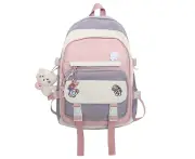 Laptop Backpack For Women Men, Fashion Waterproof Backpacks Teacher Nurse Stylish Travel Bags,Purple