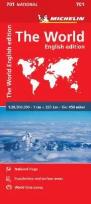 The World - Michelin National Map 701: Map (Michelin National Maps) by Michelin