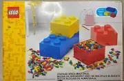 Lego Storage Brick Multi-Pack 3 Piece Set / 2 Medium + 1 Large / NEW - OPEN BOX